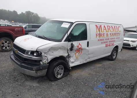 2014 Chevrolet Express 3500 Ls z USA, uszkodzony, nr VIN 1GAZGZFG2E1211299
